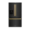 36 28.9 cu. ft. Standard-Depth Refrigerator with Water Dispenser, Dual Ice Maker in Black J97380