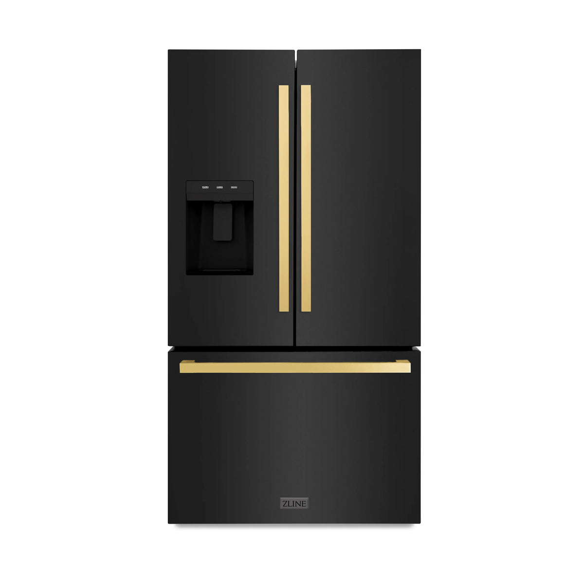 36 28.9 cu. ft. Standard-Depth Refrigerator with Water Dispenser, Dual Ice Maker in Black J97380