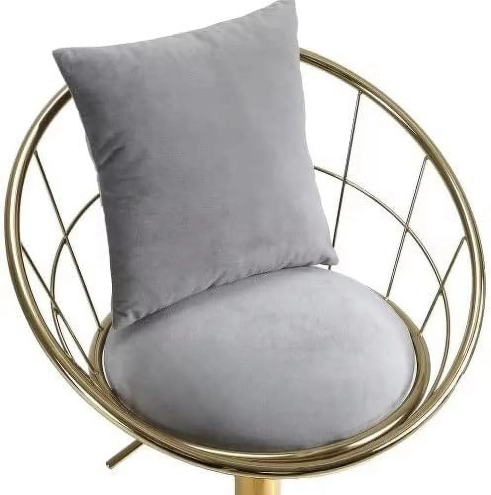 Purple Swivel Counter Height Stool with Back Y85738