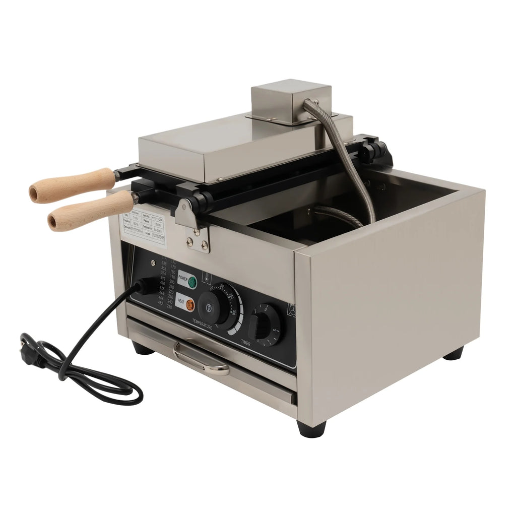 Nonstick Stainless Steel Fish Shape Waffle Maker 110V 1500W 3 PCS I3420