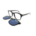 Black Blue Block Eyeglasses X1443