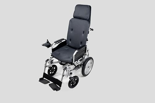 Reclining Foldable Electric Wheelchair (Black) W988555