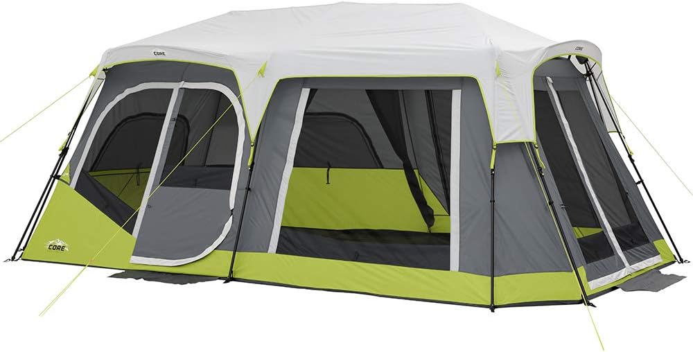 12 Person Instant Cabin Tent with Storage Pockets Z93409
