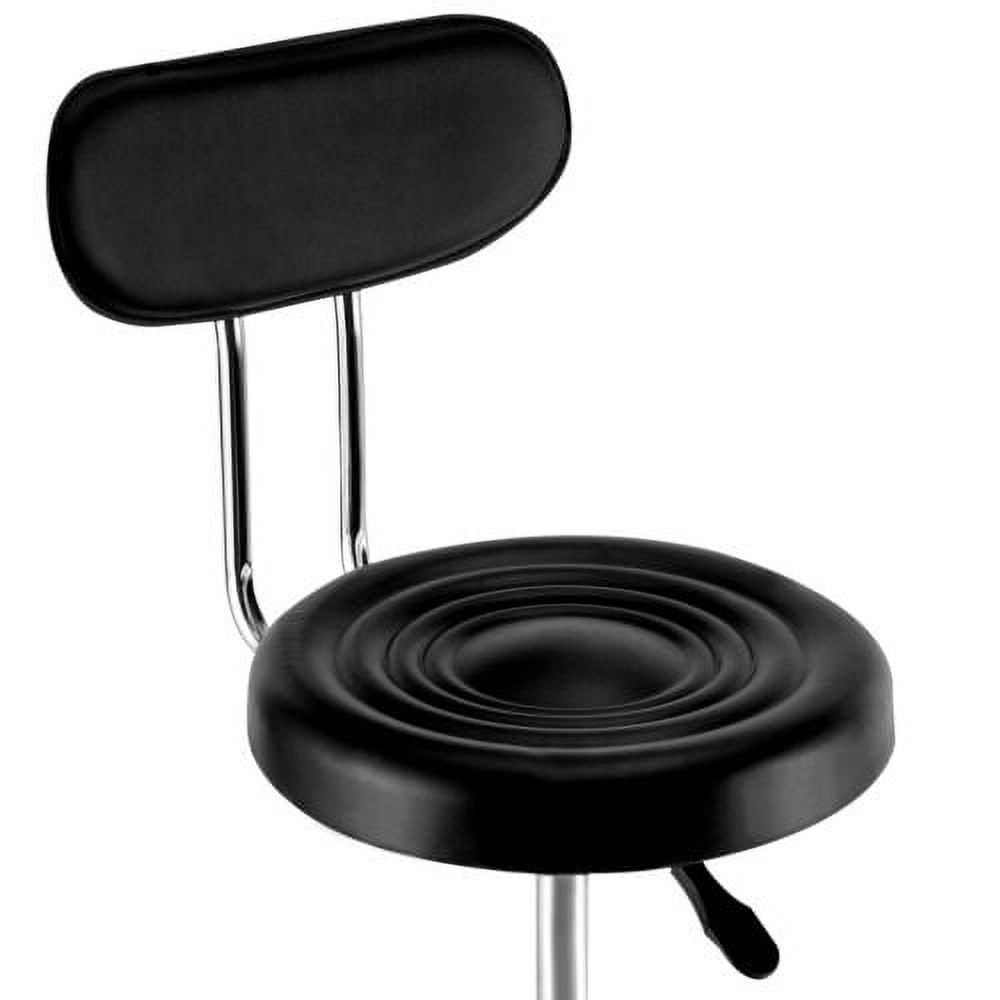 Hydraulic Height-Adjustable Leather Garage Stool W214863