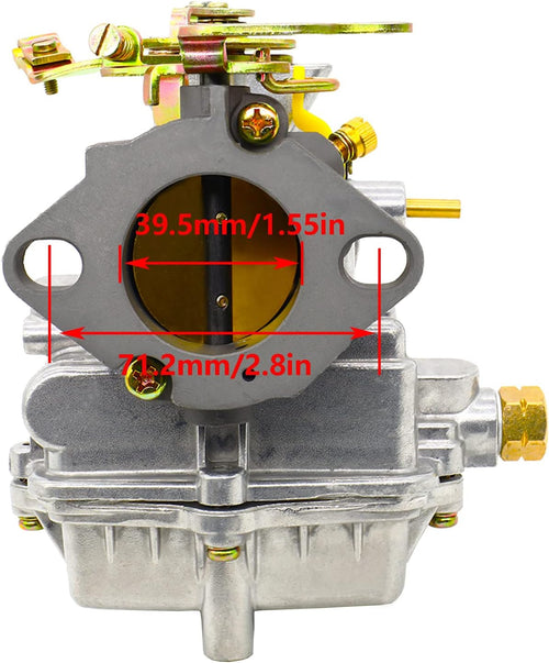 1-Barrel 1960 Carburetor Replacement with Mounting Gasket V767305