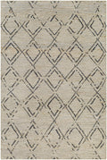 Black Gray 2' x 3' Jute Area Rug C460