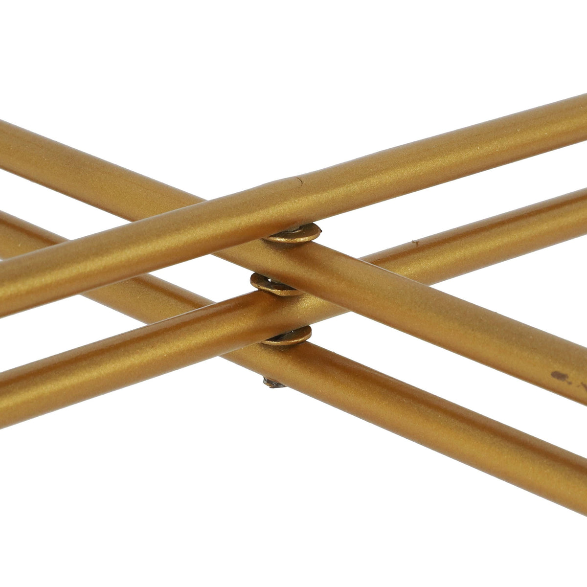 Gold Folding Accent Table Y213622