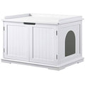 Cat Washroom Storage Bench, Litter Box Cover C52894