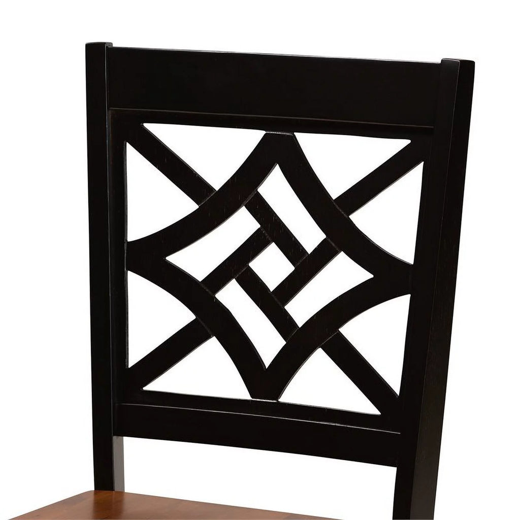 Brown 7-Piece Wood Dining Set Z230