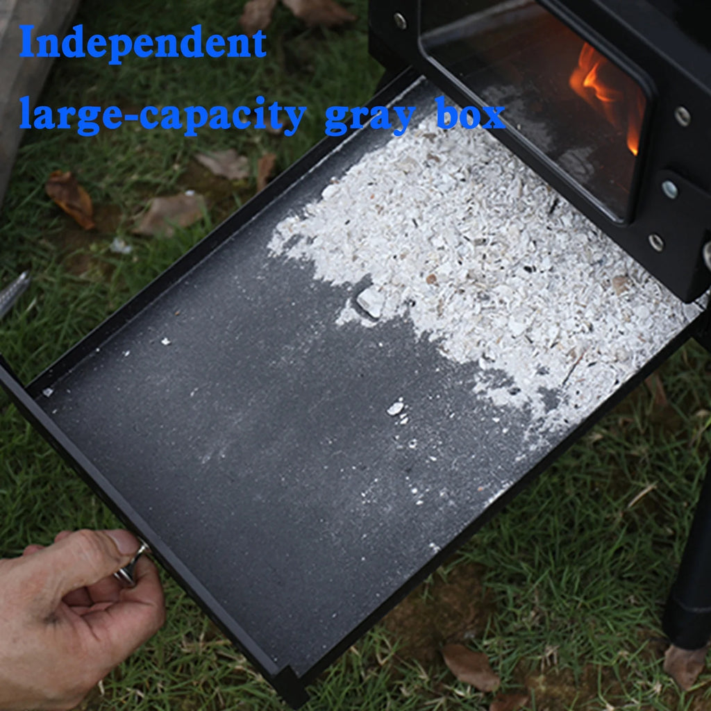 Outdoor Wood Burning Stove with Pipe W4815