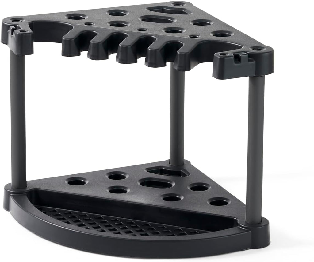 Compact Corner Tool Rack for 25 Long-Handled Garden Tools L374742