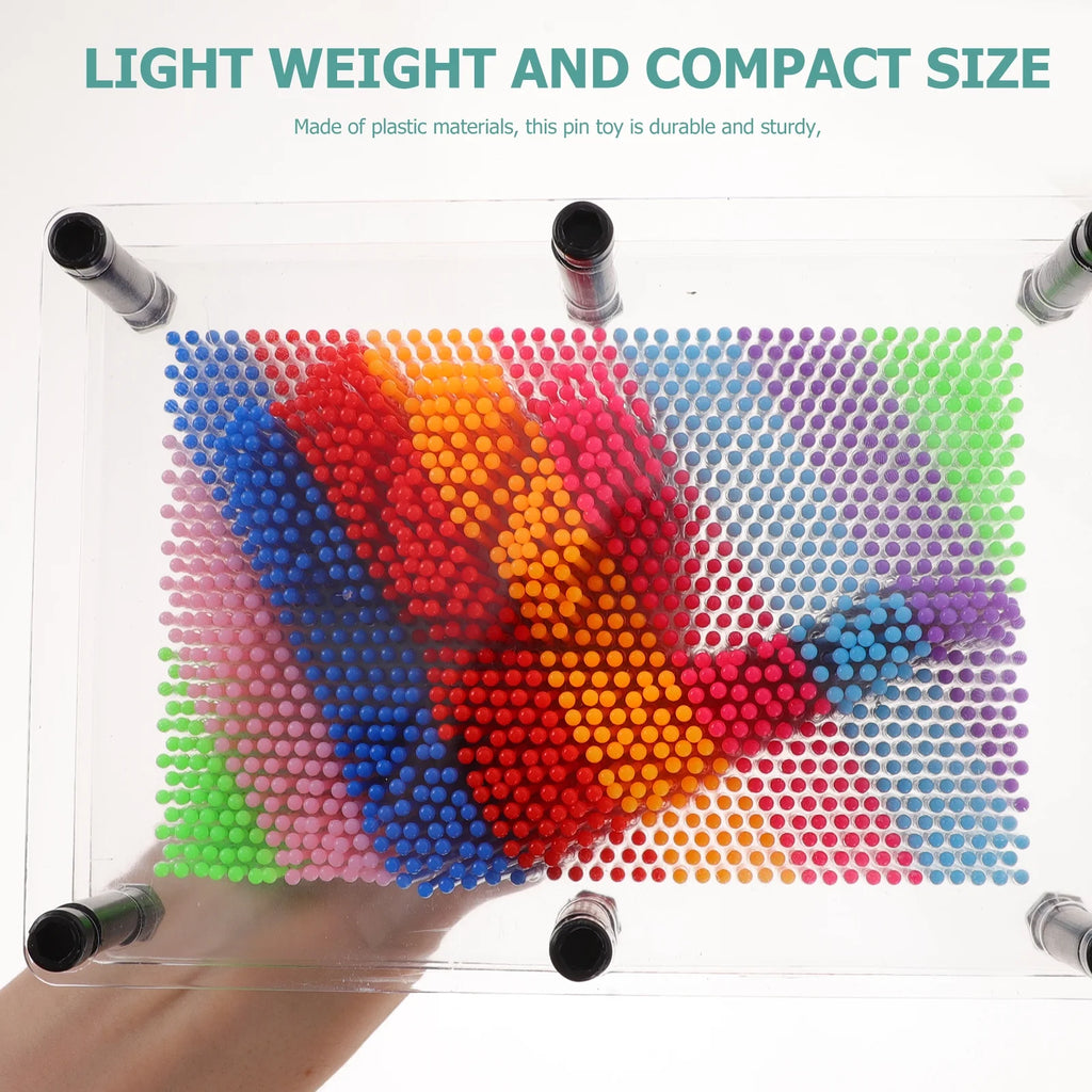 Rainbow Pin Art Sensory Toy B648