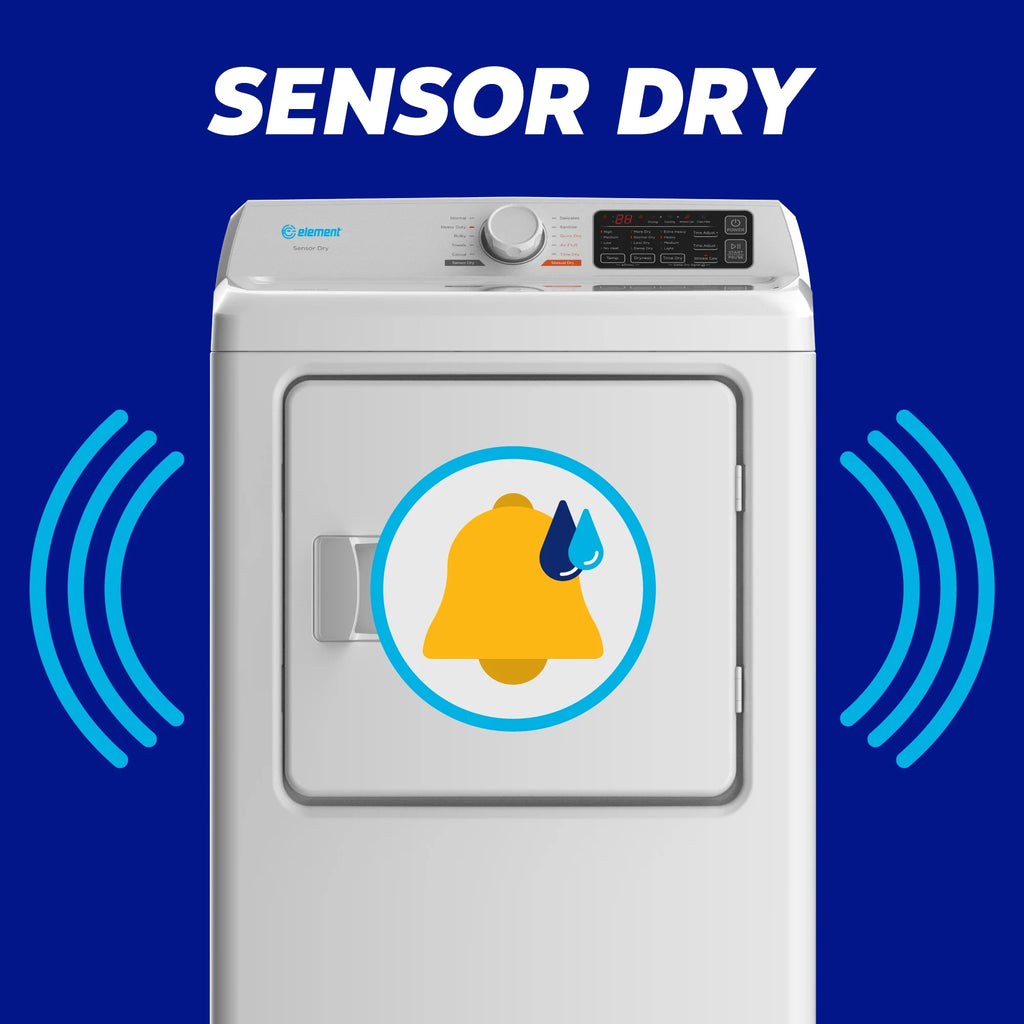 6.7 cu. ft. Front Load Electric Dryer in White R242