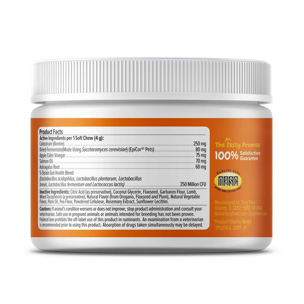 Dog Allergy Relief Supplement Omega 3 Probiotics L20114