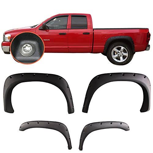 02-08 Dodge Ram 1500 2500 3500 Pocket Rivet Style Fender Flares I8984