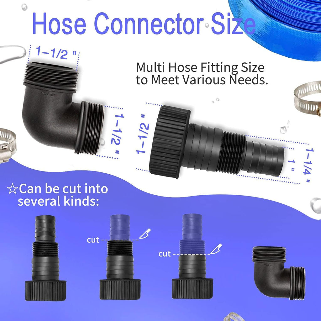 Electric 3 in 1 Submersible Pump 3/4HP 500W 3302GPH with Float Switch J3130