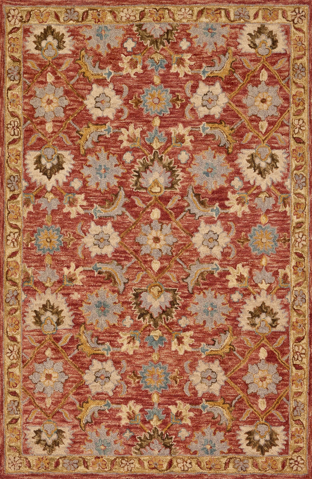 Terracotta Gold 9'3 x 13' Rug I688