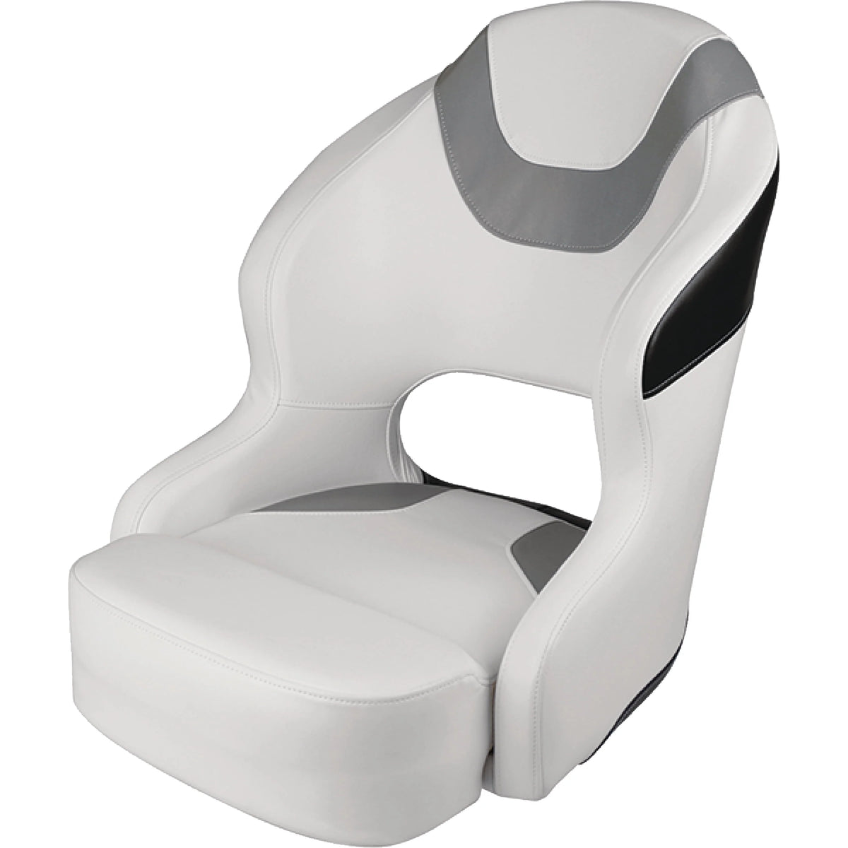 White Grey Navy Bucket Seat Z659687