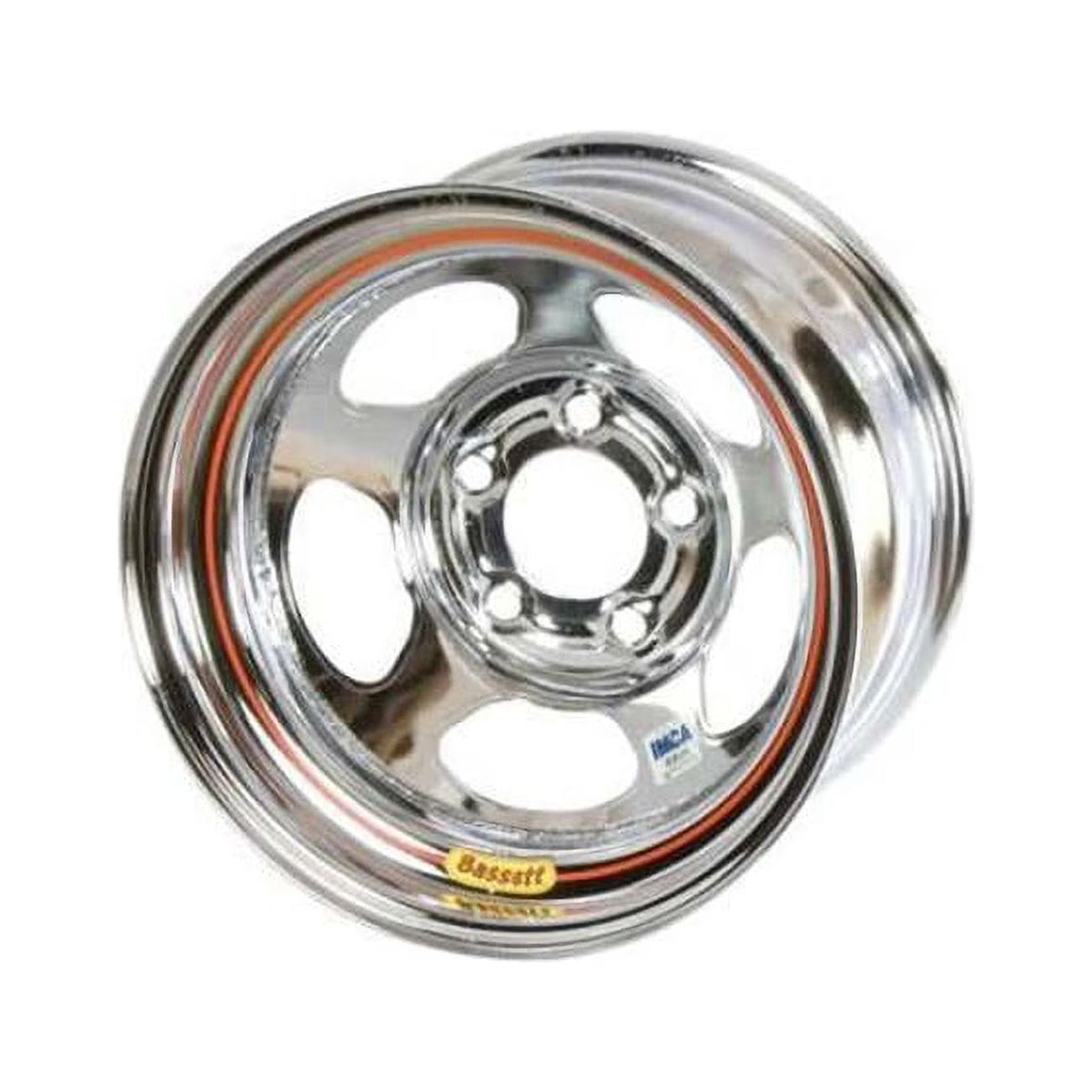 15 x 8 in. & 5 x 5 in. Bolt Pattern Chrome Steel Wheel R311