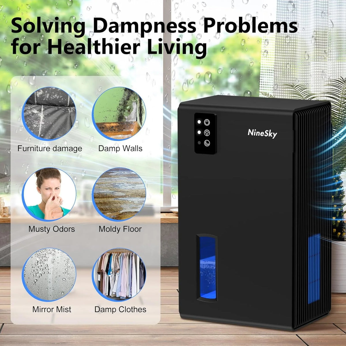 85 OZ Dehumidifier with Auto Shut Off W57944