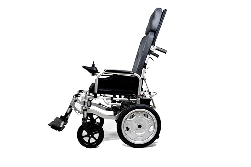 Reclining Foldable Electric Wheelchair (Black) W988555
