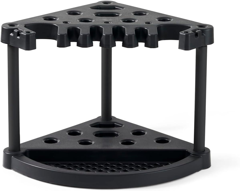 Compact Corner Tool Rack for 25 Long-Handled Garden Tools L374742