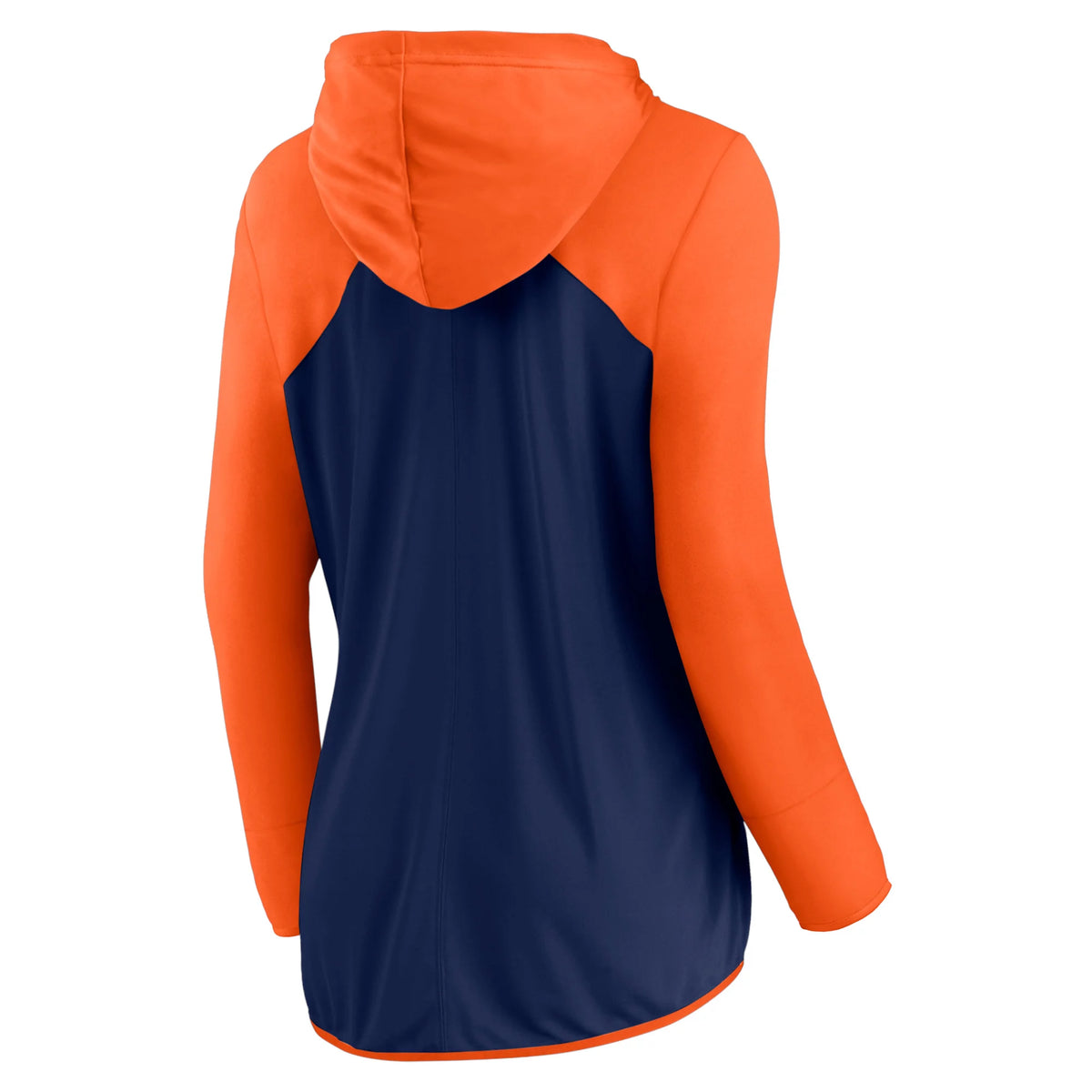 Navy Orange Denver Broncos Full-Zip Hoodie R869