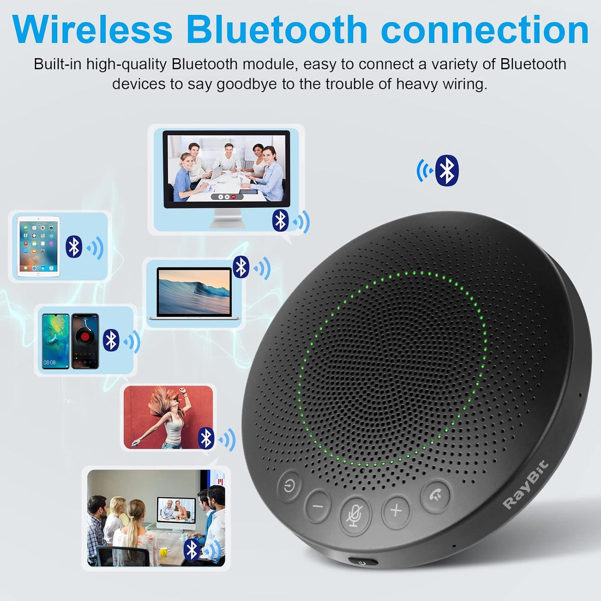 Bluetooth Speakerphone with Microphone N891