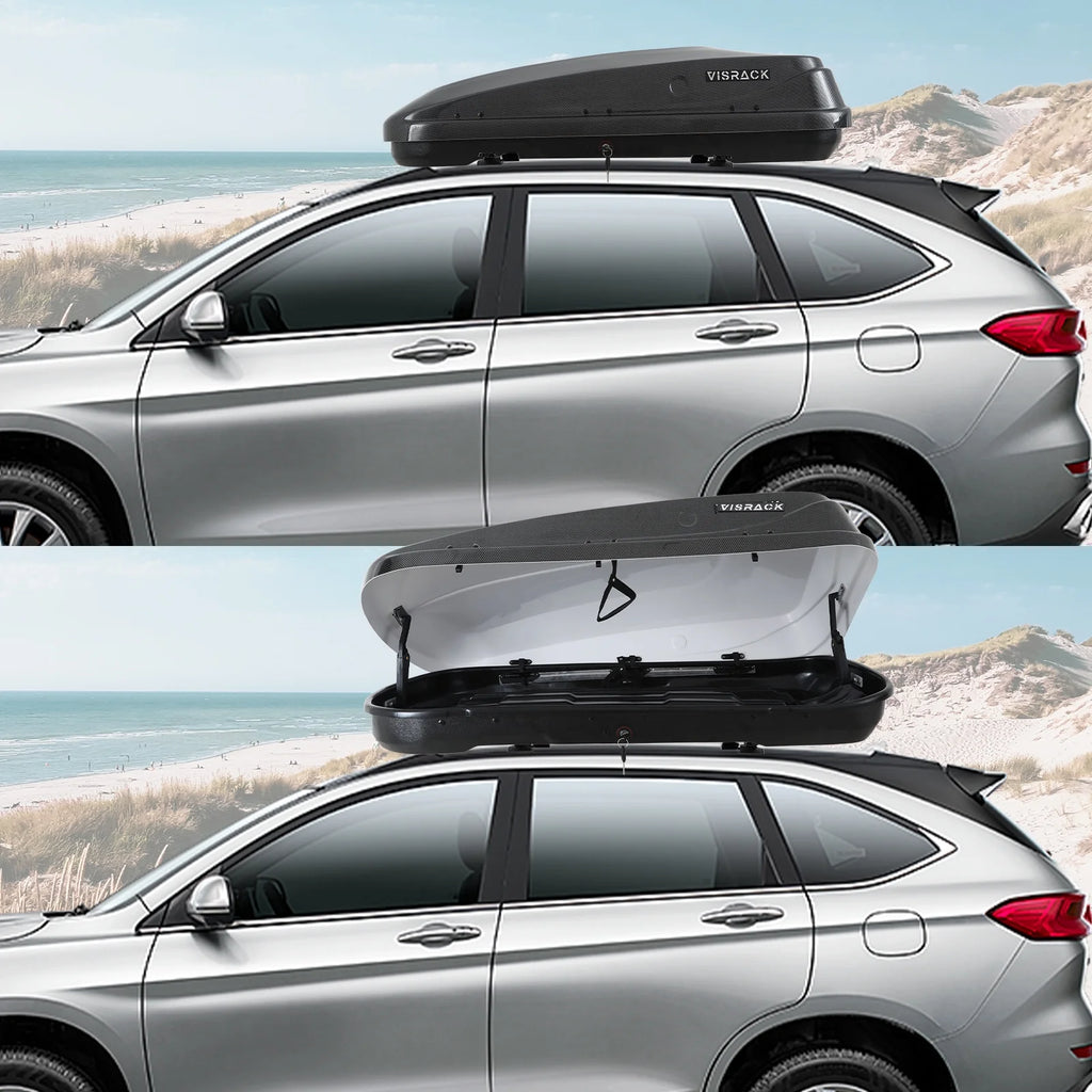 Carbon Fiber Rooftop Cargo Box Luggage Carrier B222
