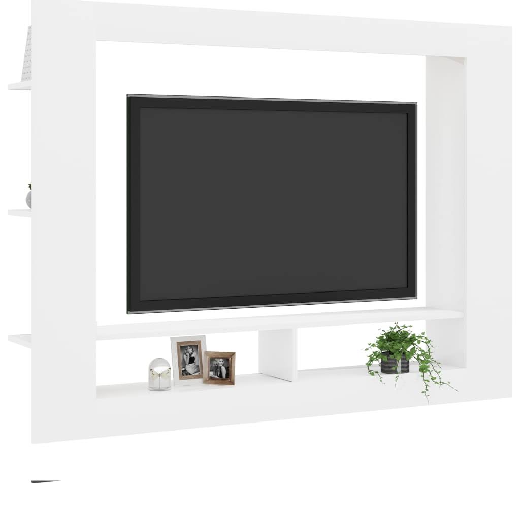 Gray TV Cabinet Chipboard Q94594