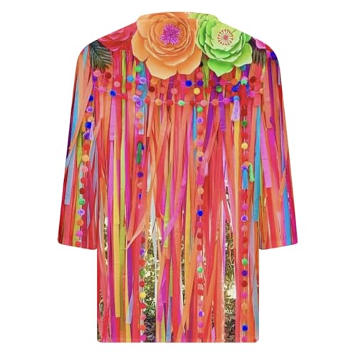 V Neck Elbow Length Sleeve Basic Tops Plus Size Blouse M50076