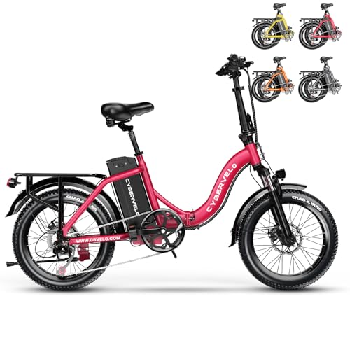 20" Fat Tire 1000W Folding Electric Bike with 48V 20.8AH Removable Battery V66092