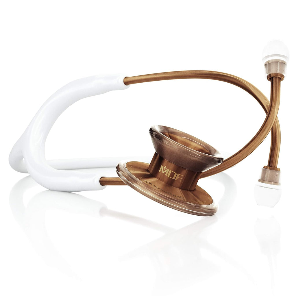Rosegold Stainless Steel Stethoscope, Adult, White Tube, Pack of 2 Y657499