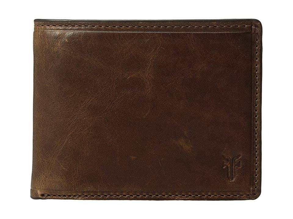 Dark Brown Leather ID Billfold T992395