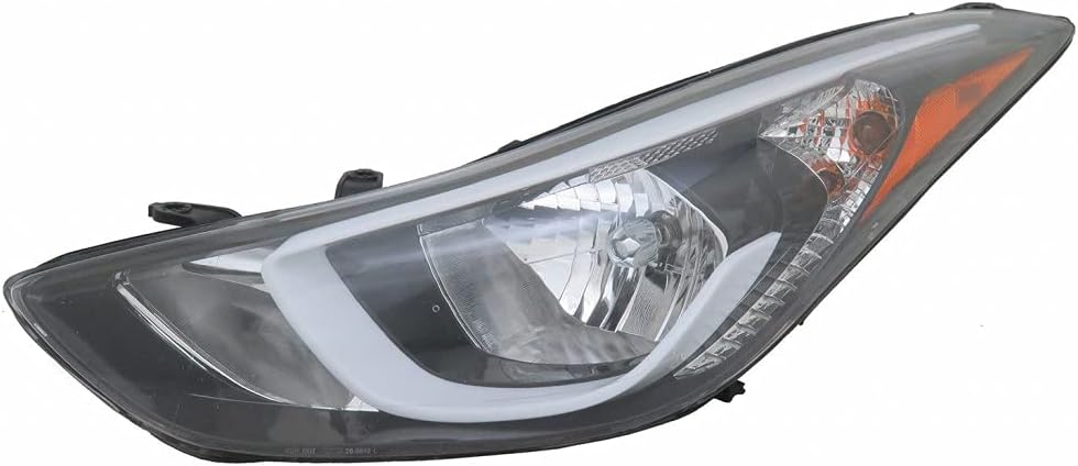 Driver Side Headlight for Hyundai Elantra 2014 2015 2016 Q78723