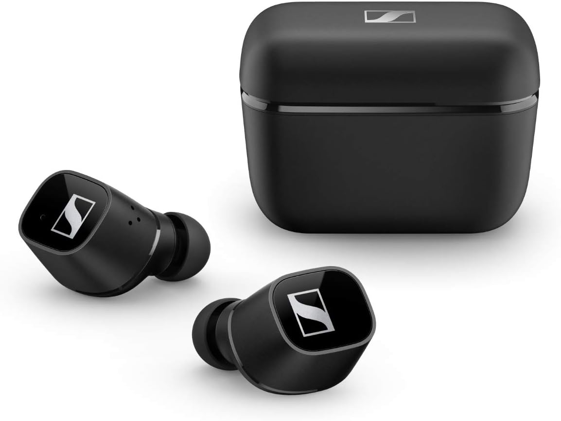 Black True Wireless Earbuds with Noise Cancellation O334