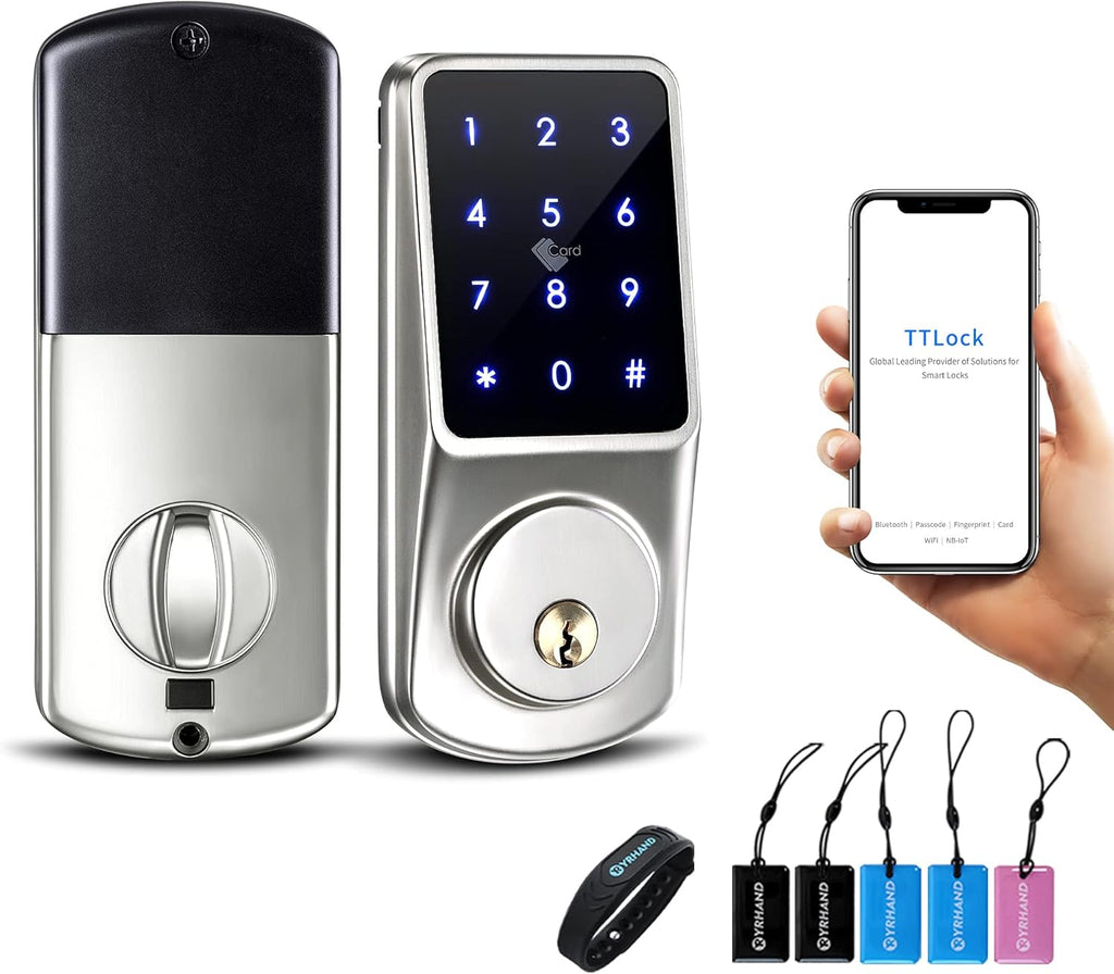 Smart Lock Keyless Entry Deadbolt Door Lock with Keypad I726938