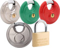 Brass Padlocks Keyed Alike 10 Pack V496667