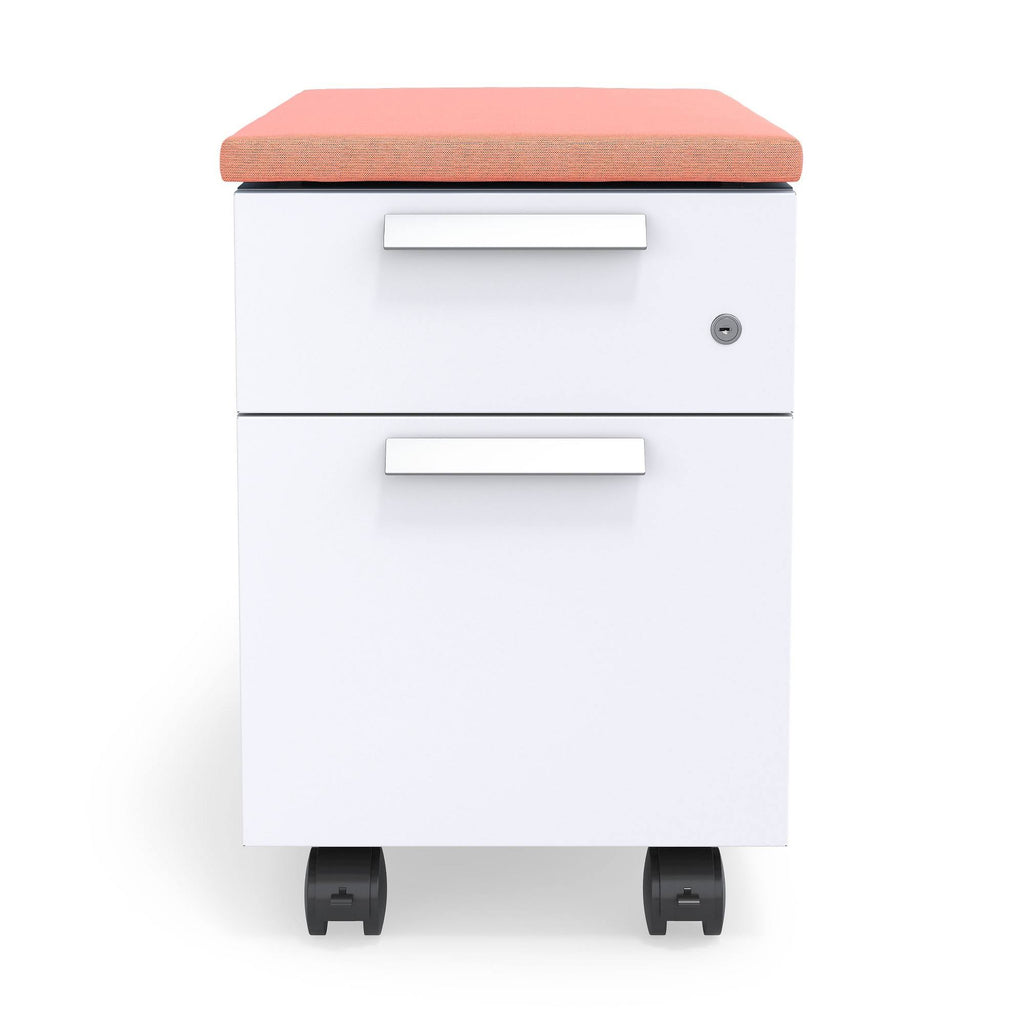 Salmon 2-Drawer Mobile Pedestal U668405