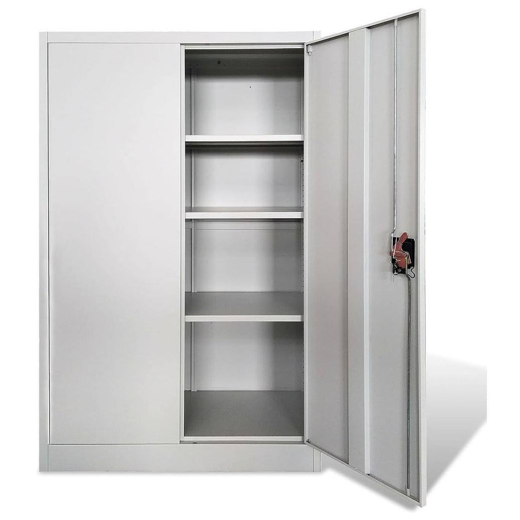 Steel Gray Office Cabinet X95013