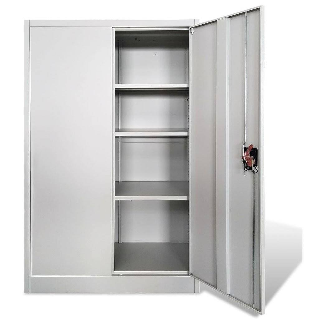 Steel Gray Office Cabinet X95013