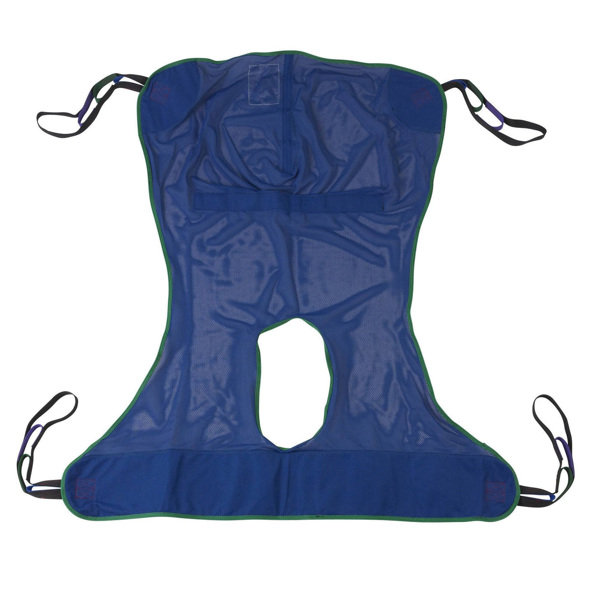 Full Body Patient Lift Sling Mesh with Commode Cutout Medium Q45615
