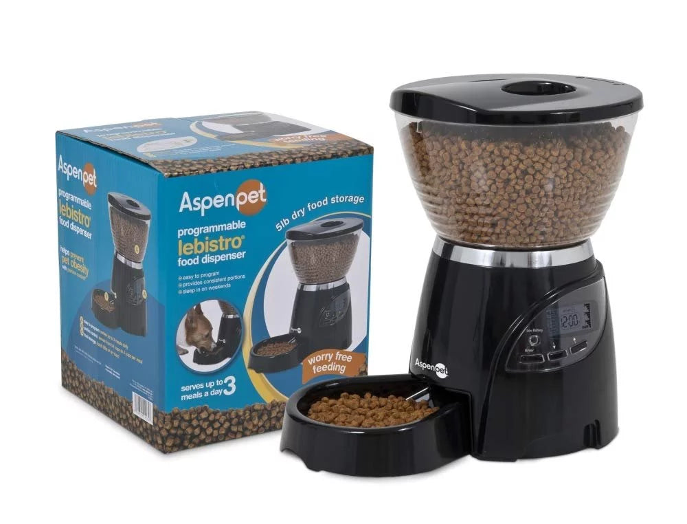 Programmable Dog and Cat Food Dispenser, 18 Cup X7099