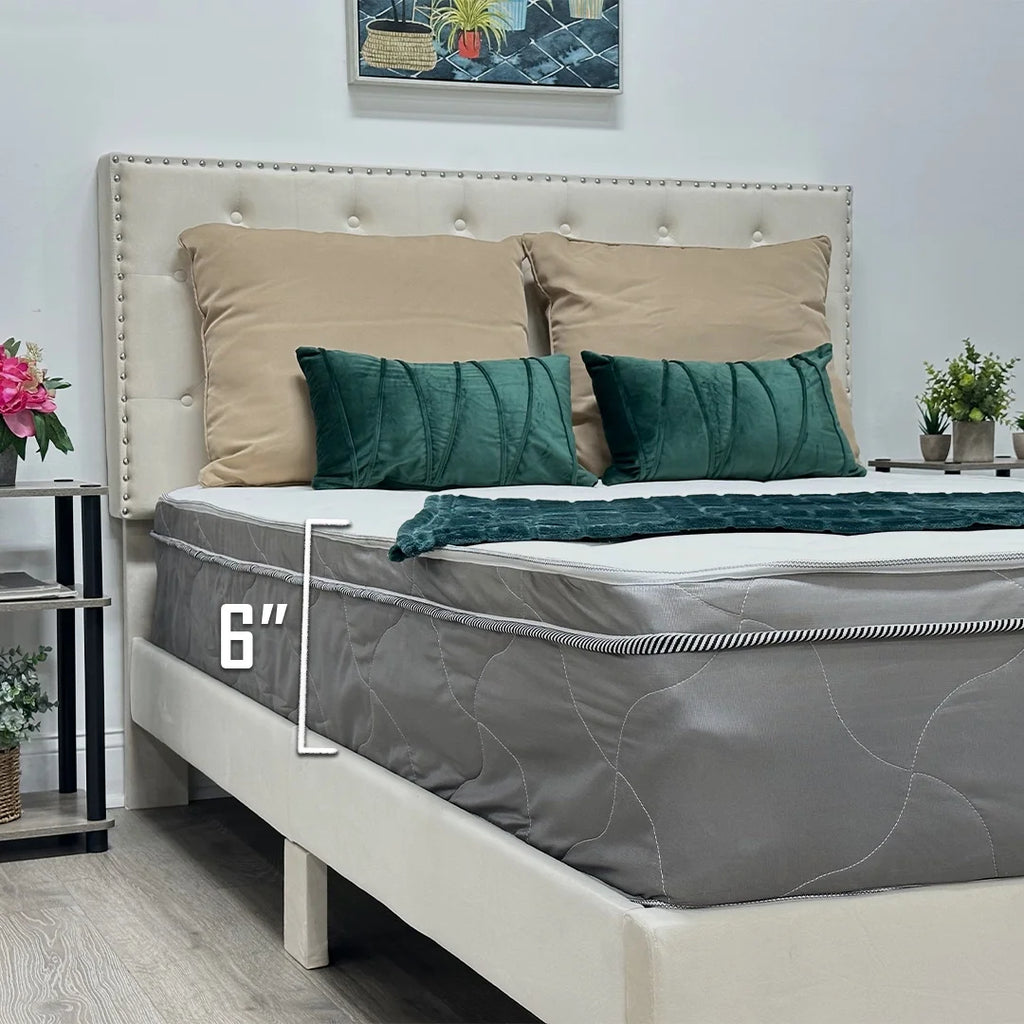 Twin Size 6 Inch Foam & Spring Hybrid Mattress P3079