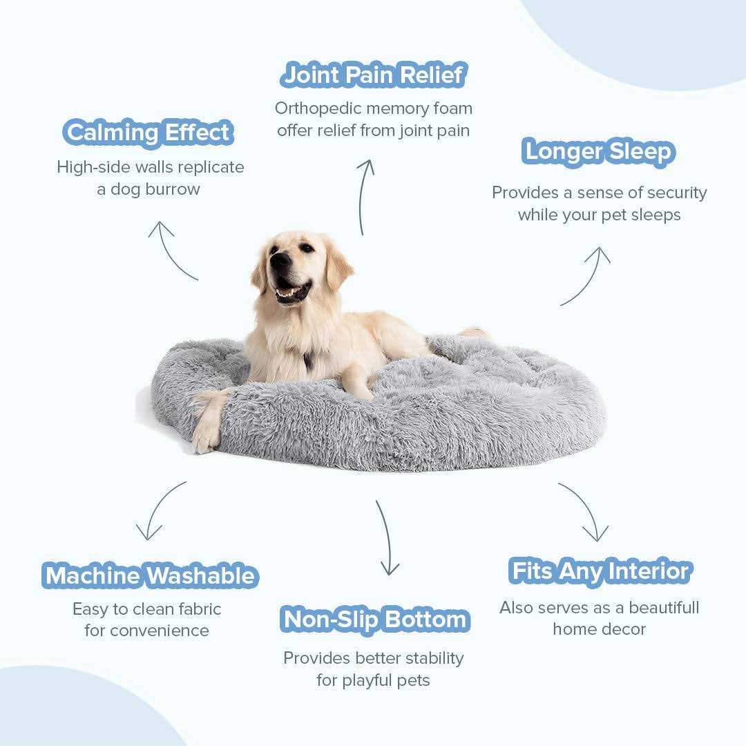 Calming Anti Anxiety Dog Bed U65207