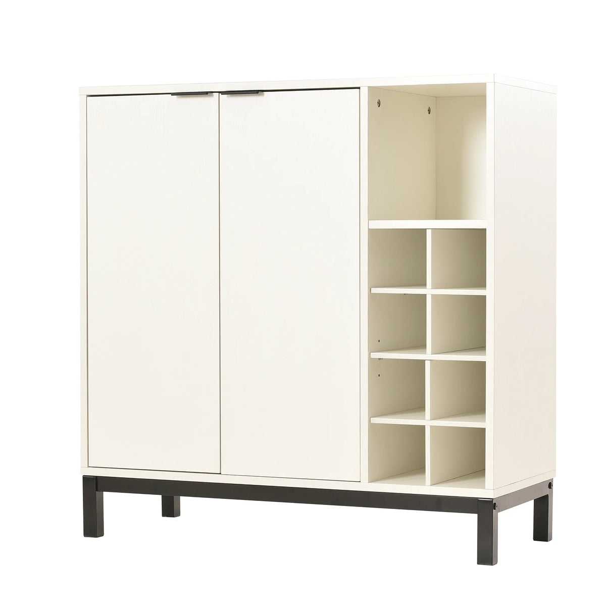 White Sideboard Buffet Cabinet with Storage G9272