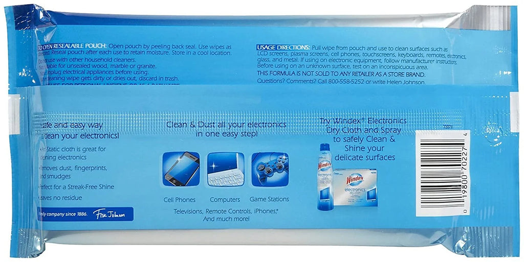 Electronic Wipes 25 ct 2 pk F6515