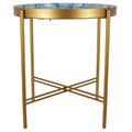 Gold Folding Accent Table Y213622