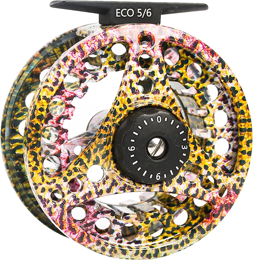 Large Arbor Fly Fishing Reel and Pre-Loaded Fly Reel with Line Combo J964