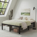 14" Queen Metal Bed Frame with Steel Slats P201229